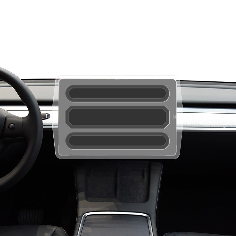 Tesla Model 3 CaseWorld Araç Multimedya Uygulama Aparatlı Ekran Koruyucu