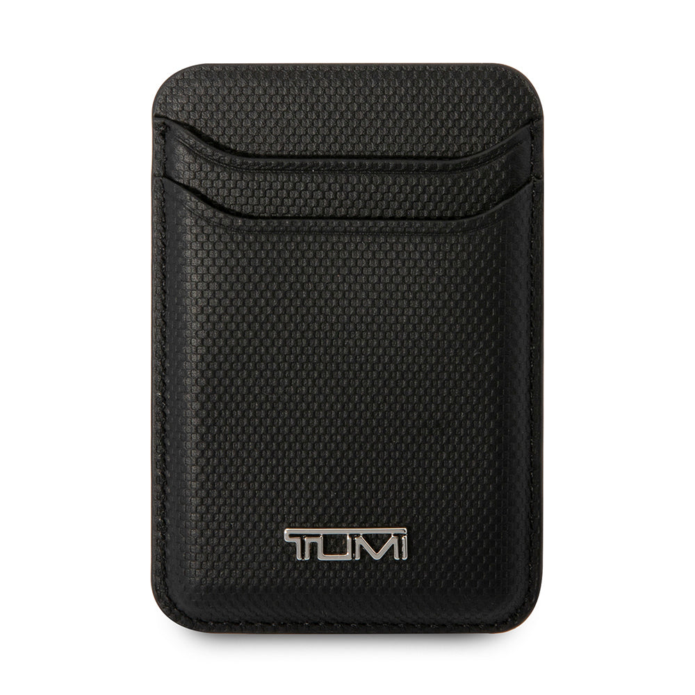 Tumi Orijinal Lisanslı 2 Hazneli Metal Logolu Deri Magnetik Kartlık