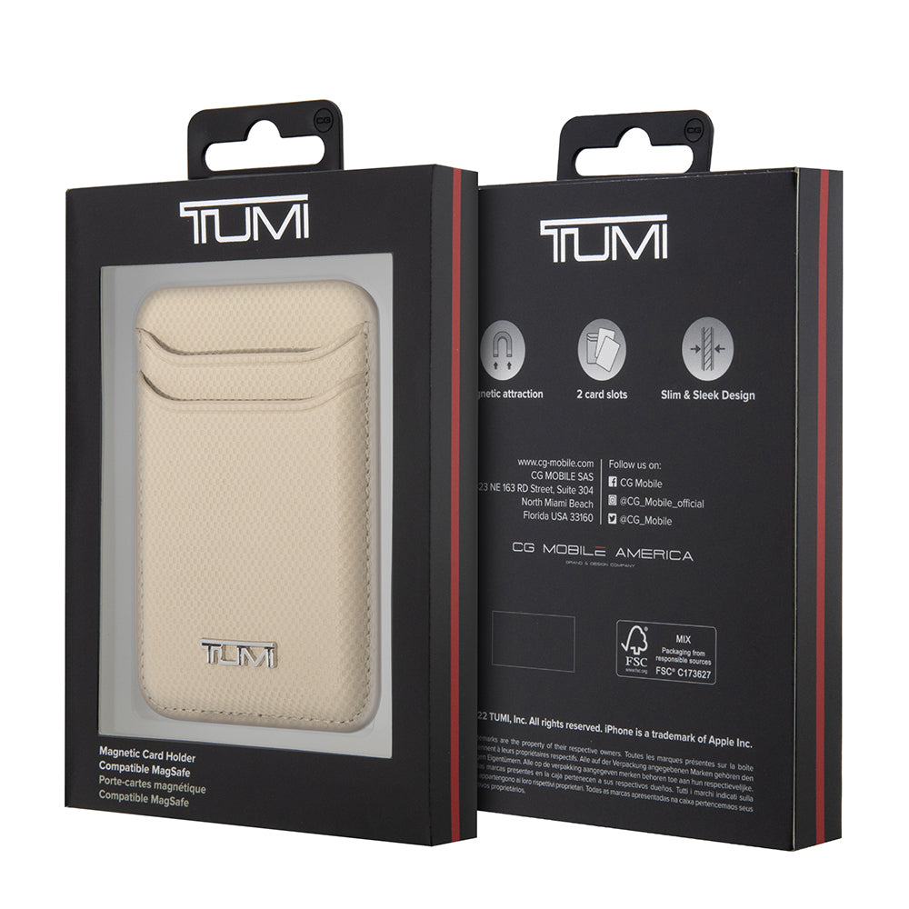 Tumi Orijinal Lisanslı 2 Hazneli Metal Logolu Deri Magnetik Kartlık