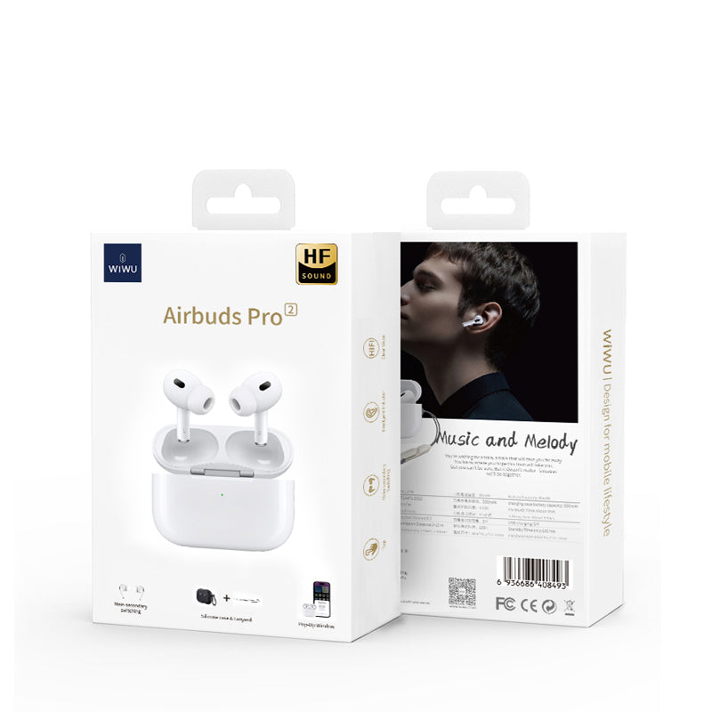 Wiwu Airbuds Pro 2F Aktif Gürültü Önleyicili Kulak İçi Bluetooth Kulaklık