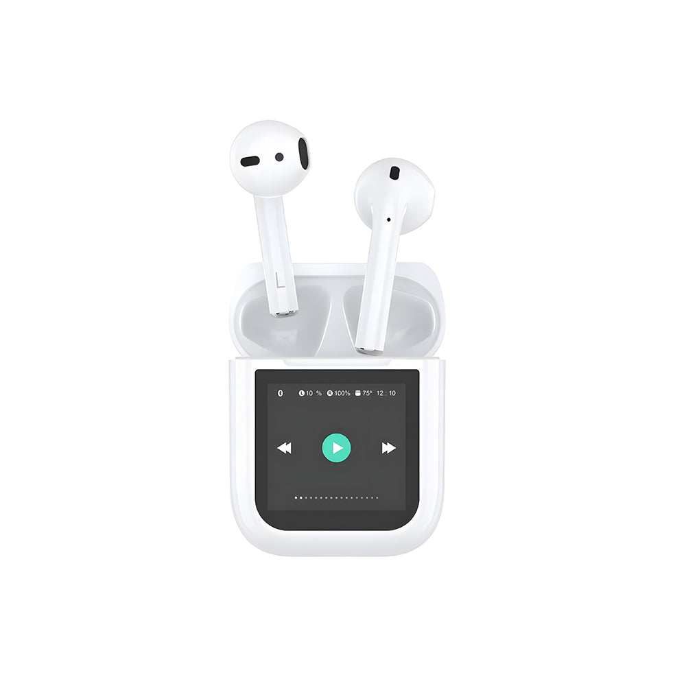 Wiwu Airbuds T24 Dokunmatik LCD Ekranlı TWS Bluetooth Kulaklık v5.4