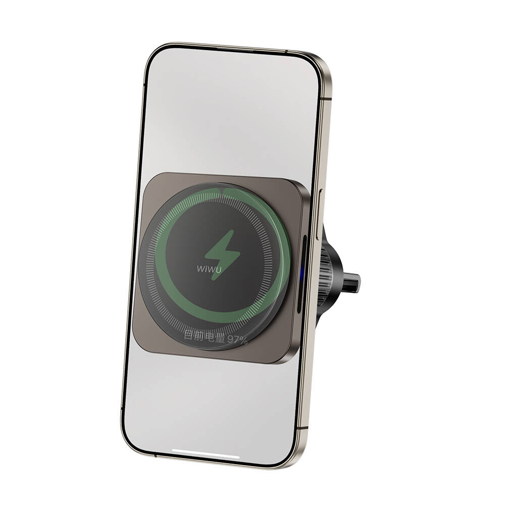 Wiwu CH-318 Magneto Serisi M-safe Şarj Özellikli Havalandırma Tasarım Araç Telefon Tutucu