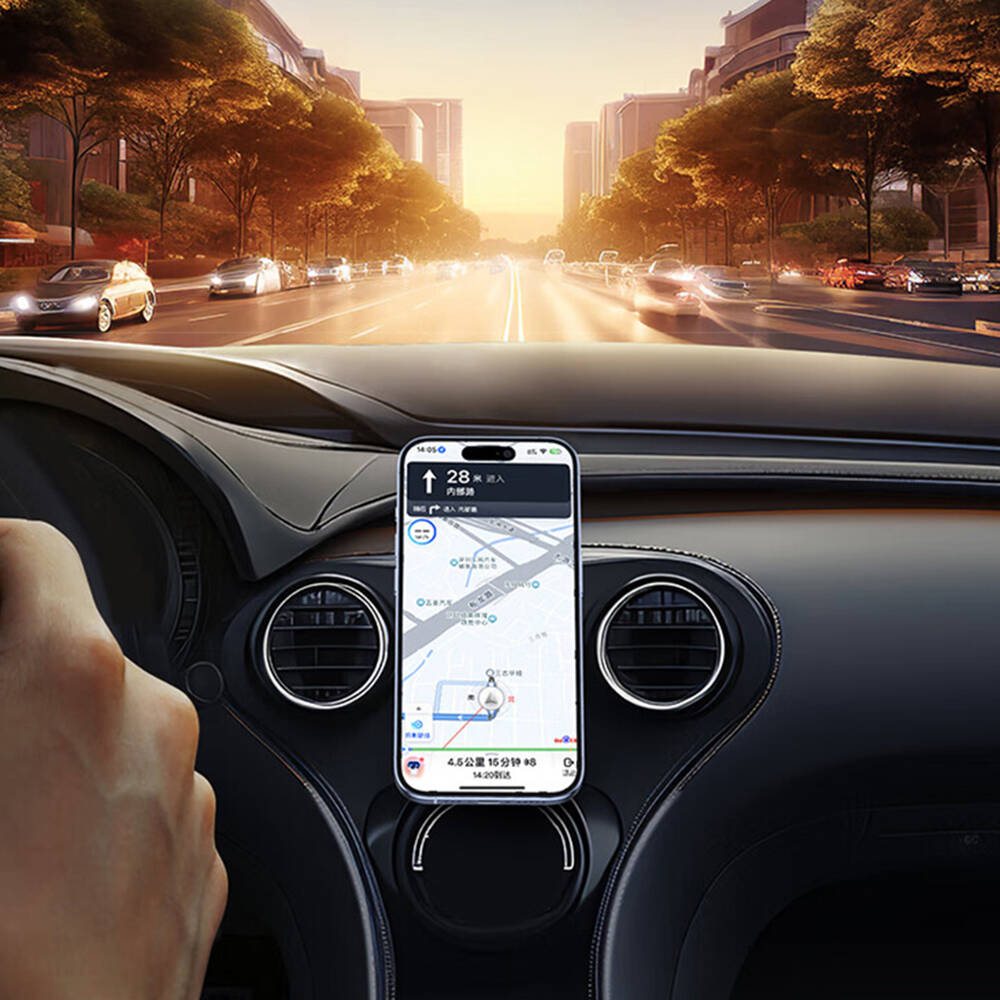 Wiwu CH-318 Magneto Serisi M-safe Şarj Özellikli Havalandırma Tasarım Araç Telefon Tutucu