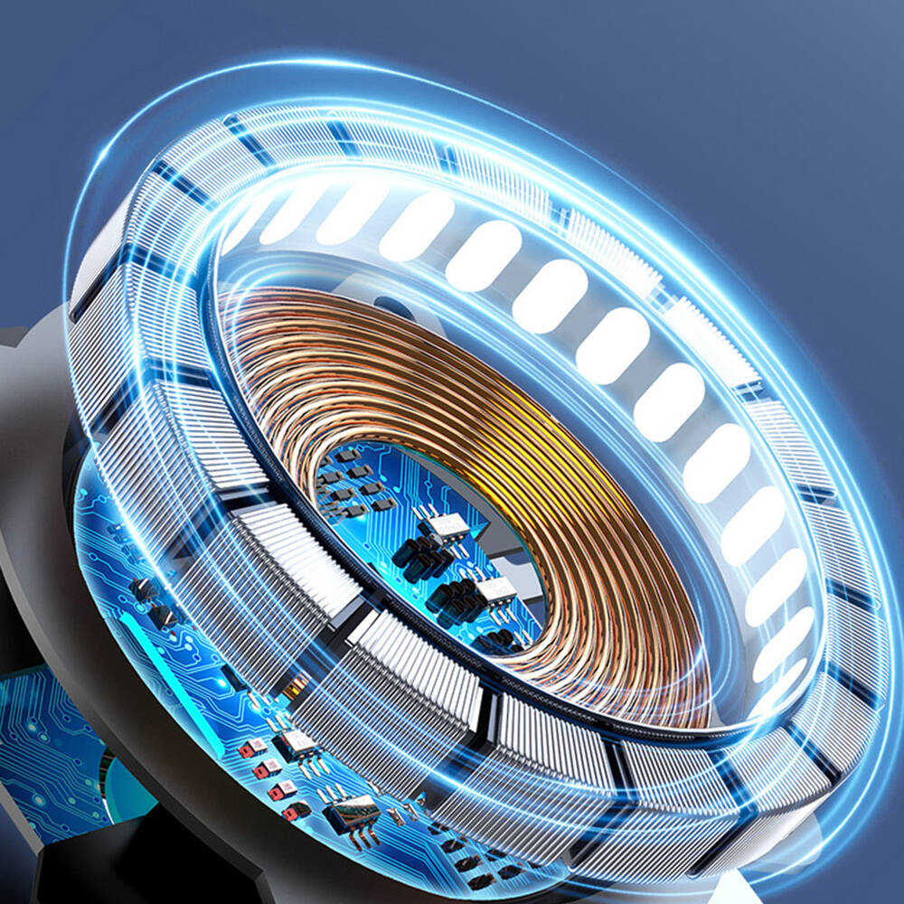 Wiwu CH-318 Magneto Serisi M-safe Şarj Özellikli Havalandırma Tasarım Araç Telefon Tutucu