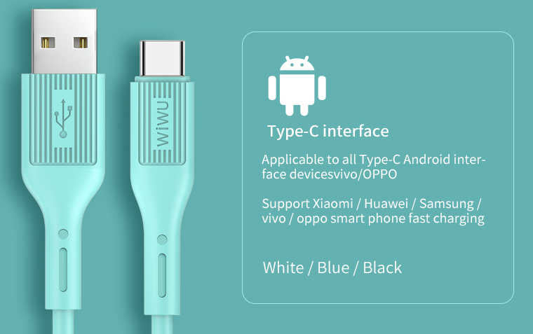 Wiwu G50 Vivid Type-C Usb Kablo