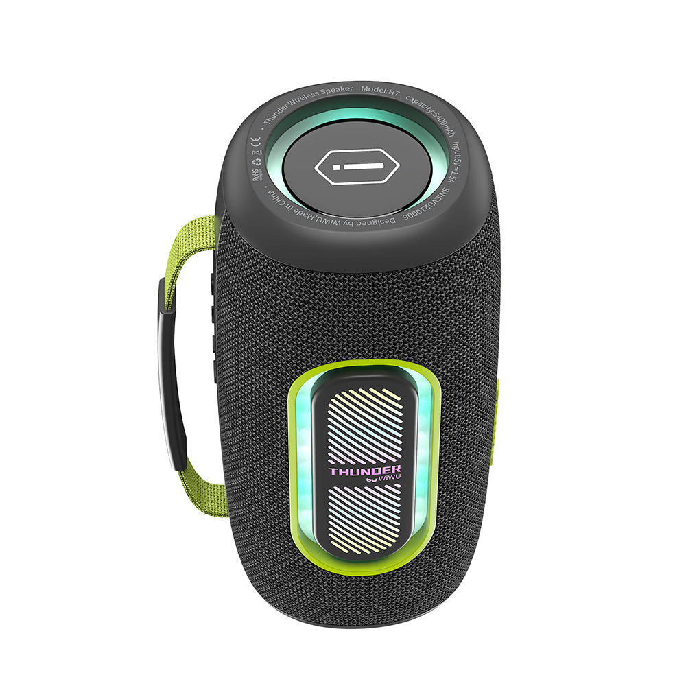 Wiwu H7 RGB Işıklı Askılı TWS Bluetooth Speaker Hoparlör v5.3 40W