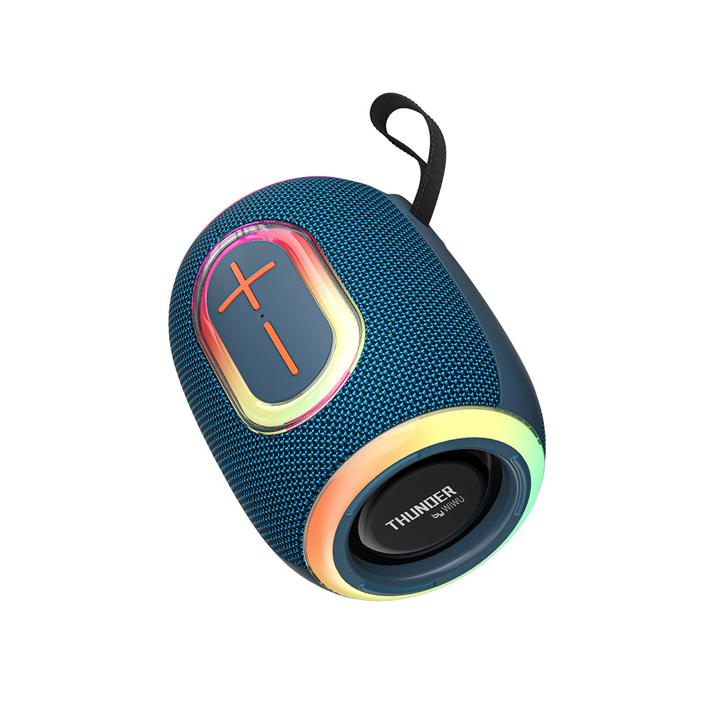 Wiwu H9 RGB Işıklı Askılı TWS Bluetooth Speaker Hoparlör v5.3 10W