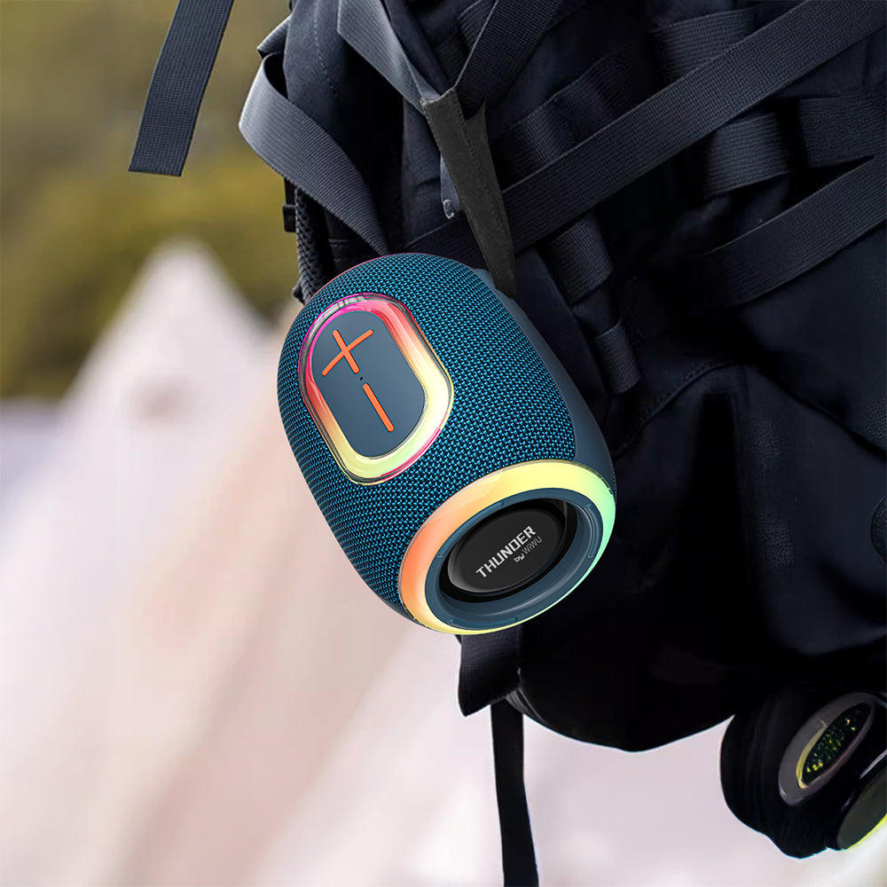 Wiwu H9 RGB Işıklı Askılı TWS Bluetooth Speaker Hoparlör v5.3 10W