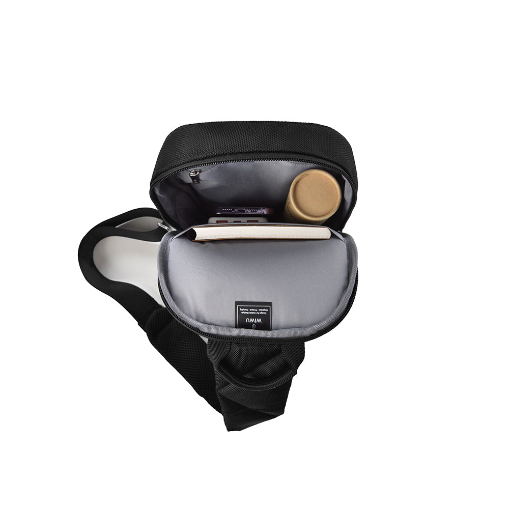 Wiwu Hali Serisi Crossbody 1680D Su Geçirmez Naylon Kumaş Omuz Askılı Çapraz Vücut Çantası