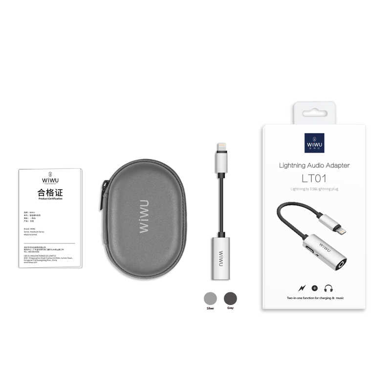 Wiwu LT01 Lightning Ses Adaptörü