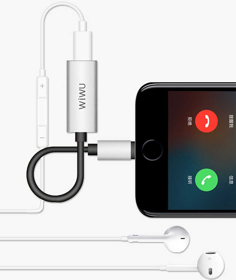 Wiwu LT02 Plus Lightning Ses Adaptörü