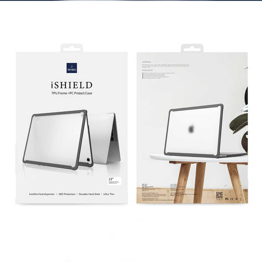 Macbook 13.3' New Pro 2018 Wiwu Macbook HP-01 iShield Kılıf