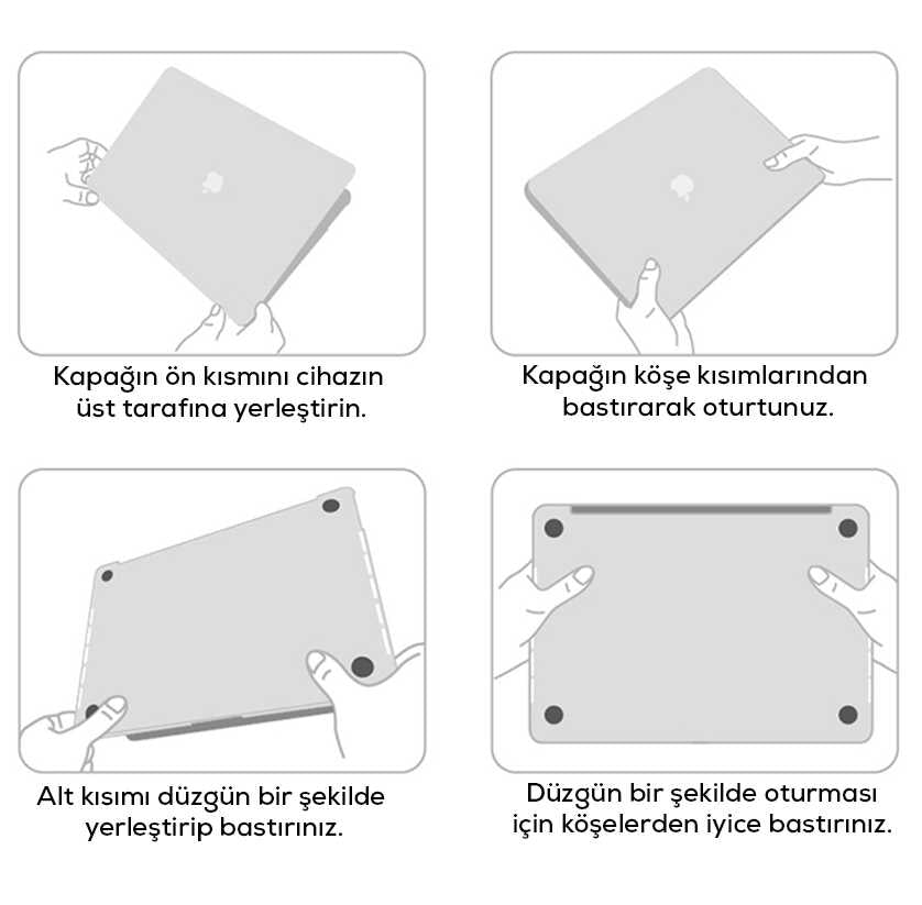 Macbook 13.3' New Pro 2018 Wiwu Macbook HP-01 iShield Kılıf