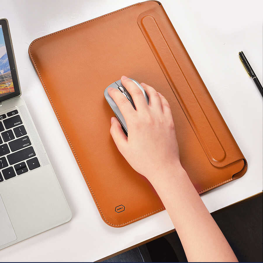 Macbook 16' Touch Bar Wiwu Macbook Skin Pro Portable Stand Kılıf