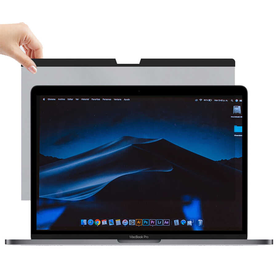 Macbook 16' Touch Bar Wiwu Mıknatıslı Privacy Ekran Koruyucu