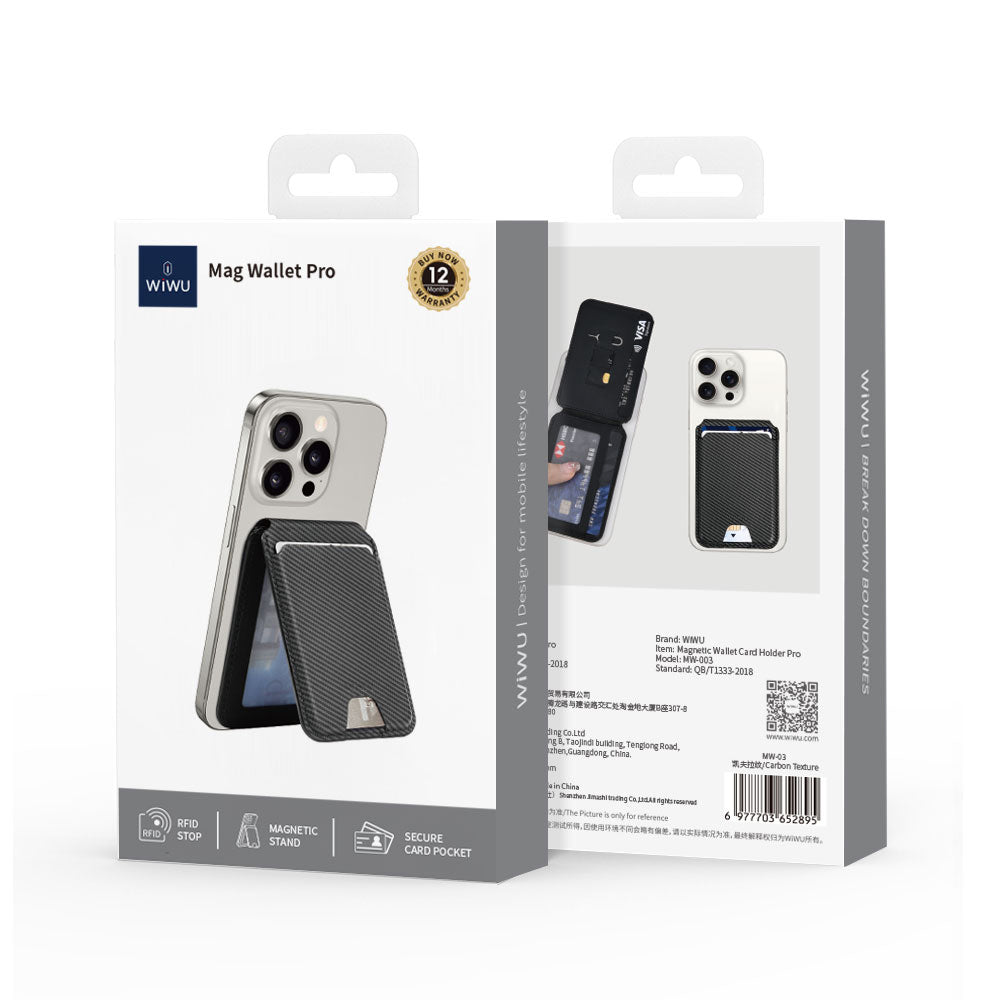 Wiwu MW-003 Mag Wallet Standlı Magnetik Kartlık