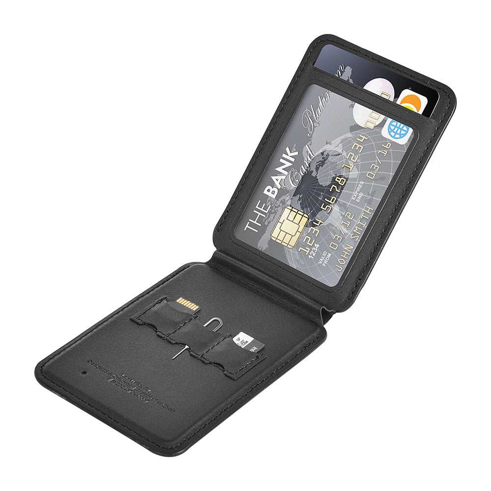 Wiwu MW-005 Magnetik Standlı Kartlık Qi Kablosuz Şarj Uyumlu FindMy Özellikli Mag Wallet