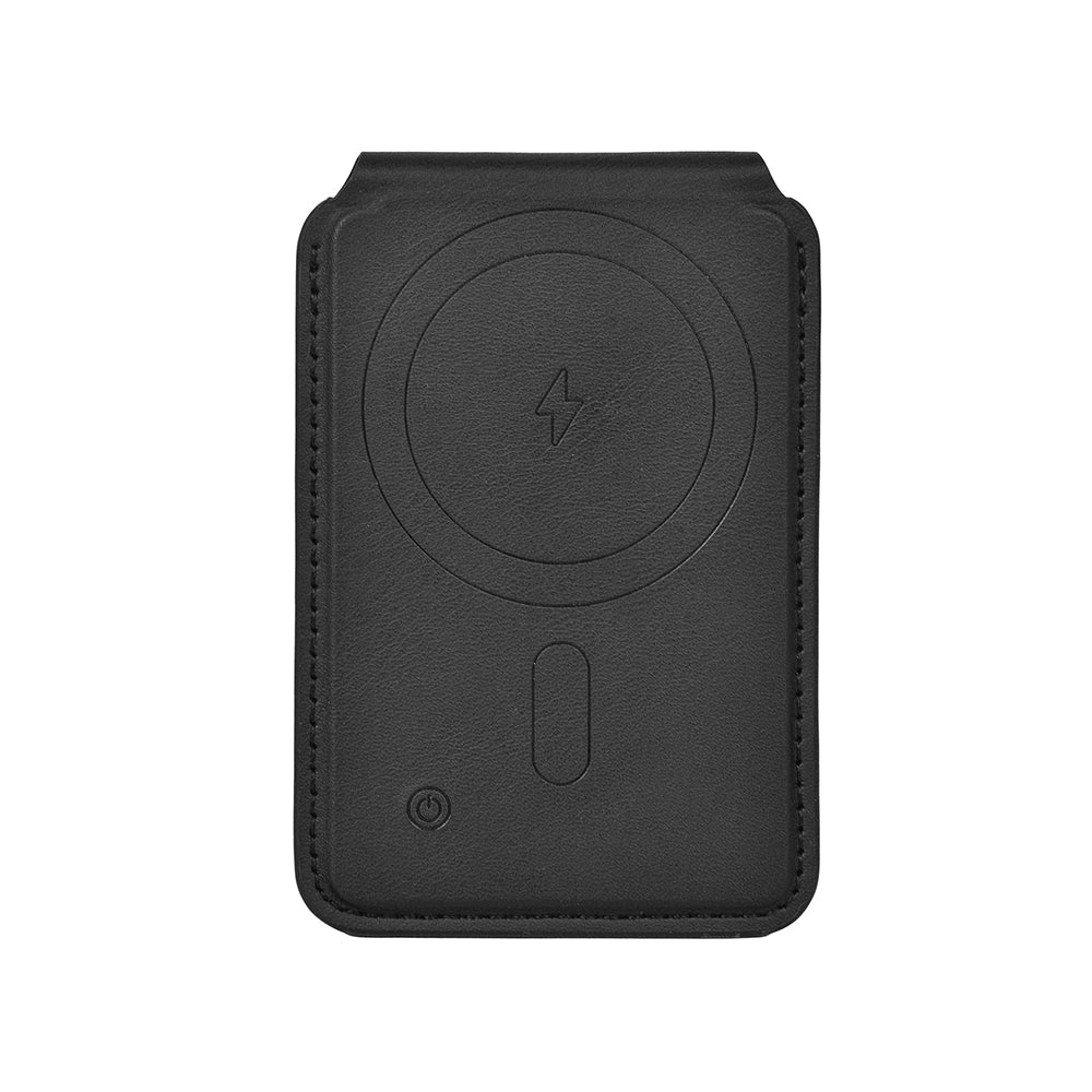 Wiwu MW-005 Magnetik Standlı Kartlık Qi Kablosuz Şarj Uyumlu FindMy Özellikli Mag Wallet