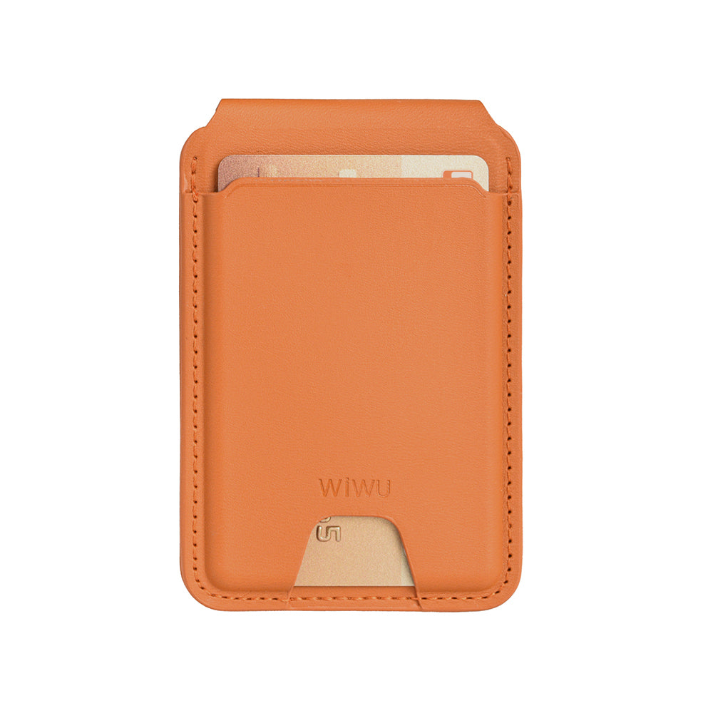 Wiwu MW-005 Magnetik Standlı Kartlık Qi Kablosuz Şarj Uyumlu FindMy Özellikli Mag Wallet
