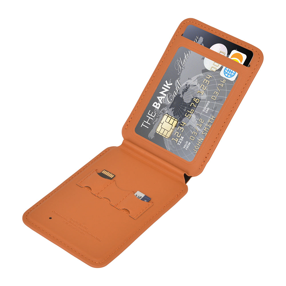 Wiwu MW-005 Magnetik Standlı Kartlık Qi Kablosuz Şarj Uyumlu FindMy Özellikli Mag Wallet