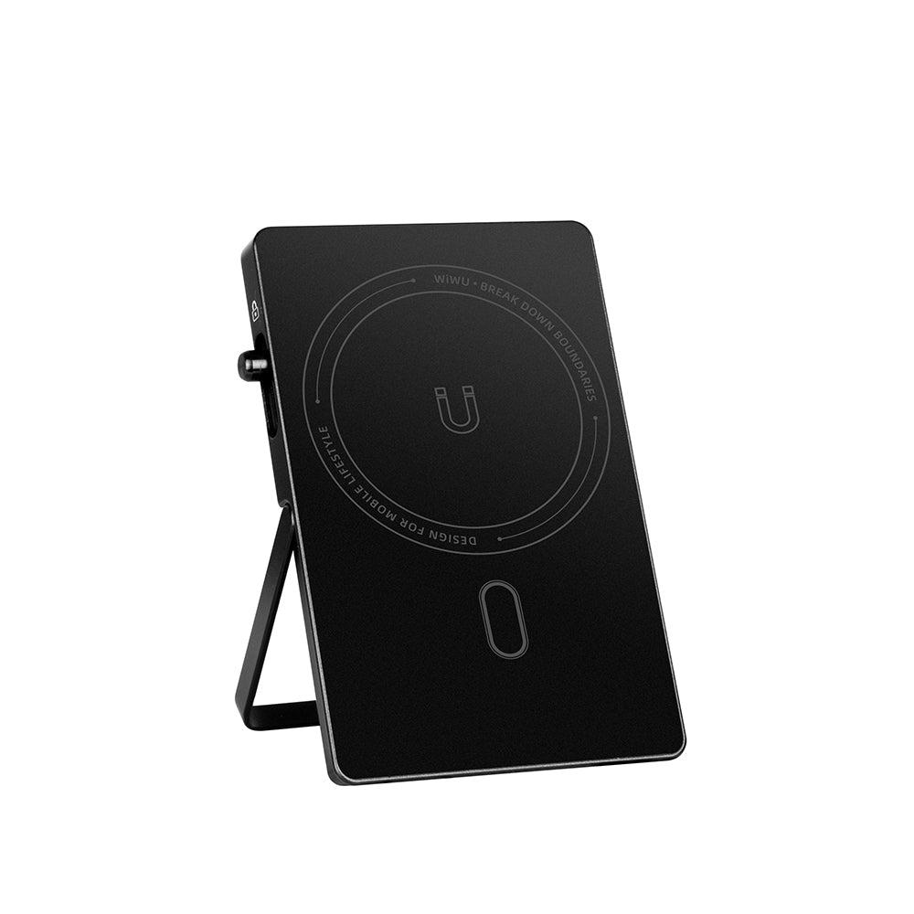 Wiwu MW-007 Warriors Pop-Up Buton Tasarımlı Magnetik Aramid Fiber Metal Standlı Kartlık