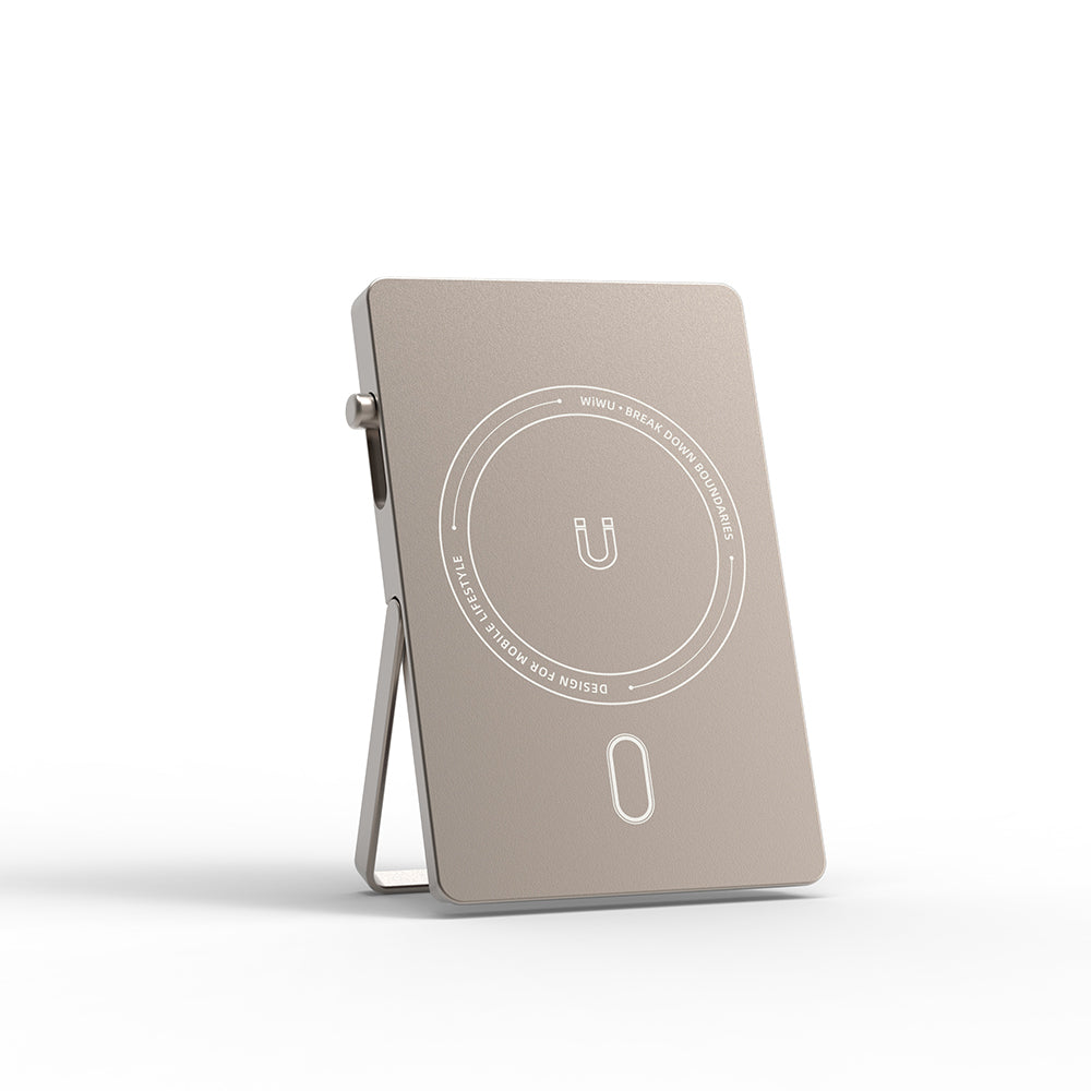 Wiwu MW-007 Warriors Pop-Up Buton Tasarımlı Magnetik Aramid Fiber Metal Standlı Kartlık