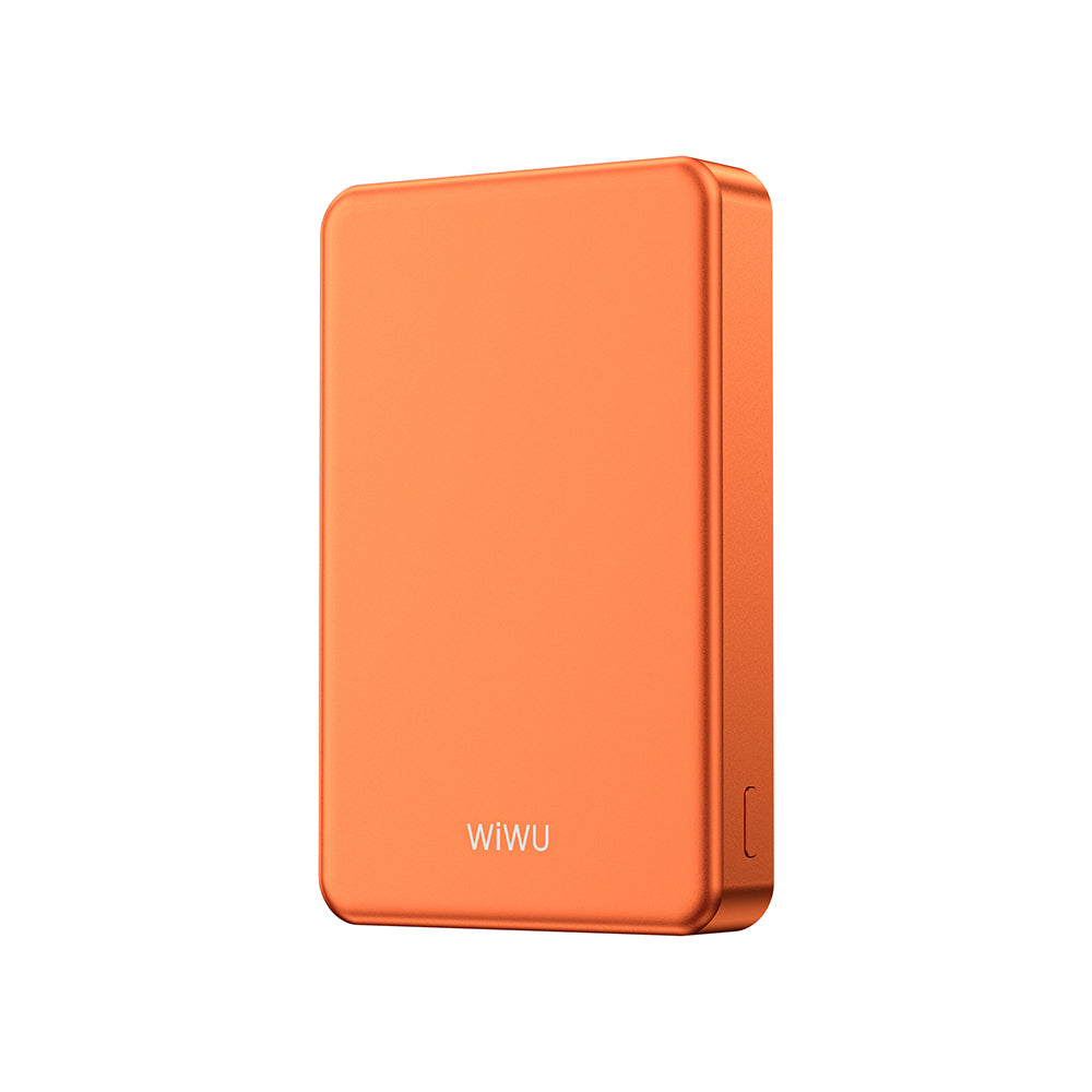 Wiwu P15-1 LED Işık Göstergeli Ultra İnce PD 20W Kablosuz Powerbank 10000mAh 15W