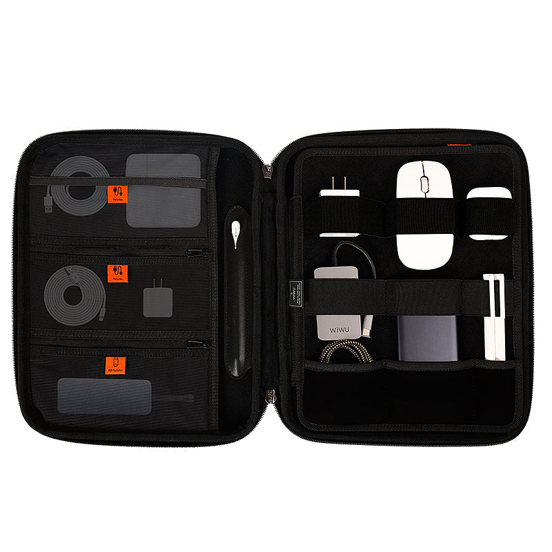 Wiwu Parallel Hardshell Serisi Darbe Emici Su Geçirmez 900D Polyester Kumaş 11 inç Laptop Çantası