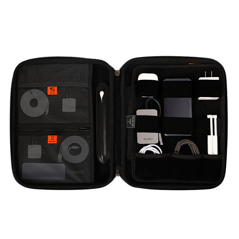 Wiwu Parallel Hardshell Serisi Darbe Emici Su Geçirmez 900D Polyester Kumaş 12.9 inç Laptop Çantası