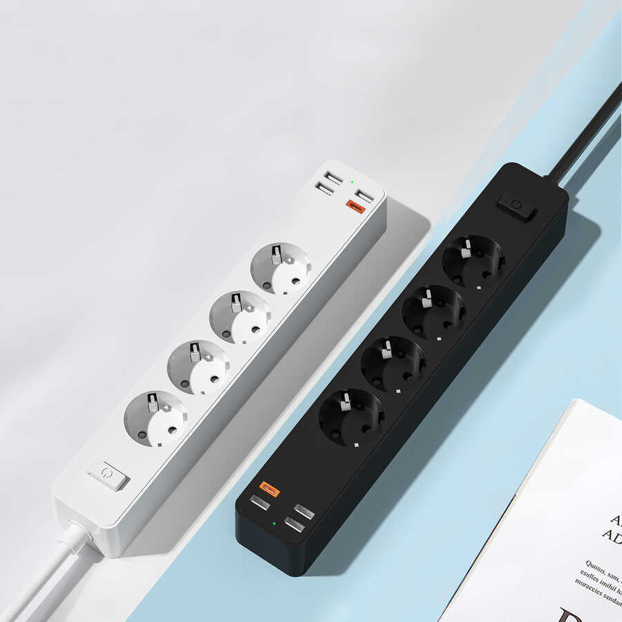 Wiwu PD20W U01EU Power Strip Çoklu Priz 160 cm
