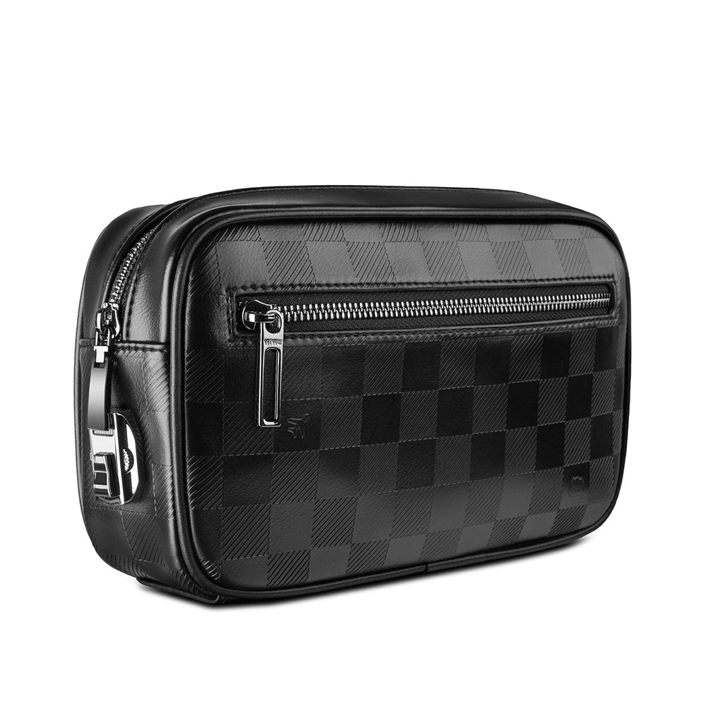 Wiwu Phantom Serisi Numerik Kilitli Yandan Fermuarlı Taşınabilir Mobil Aksesuar Çantası