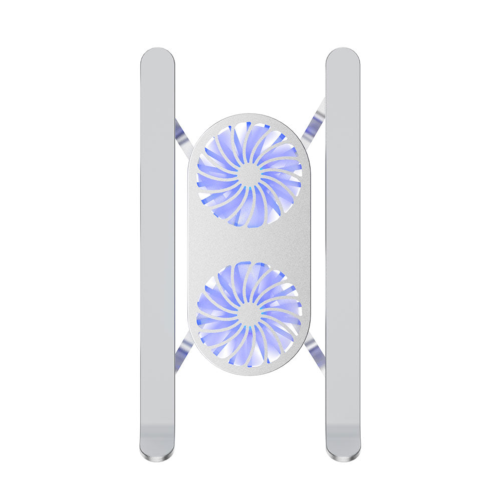 Wiwu S400 Pro Çift Fanlı Işıklı Katlanabilir Ayarlanabilir Laptop Standı 5W 3000RPM