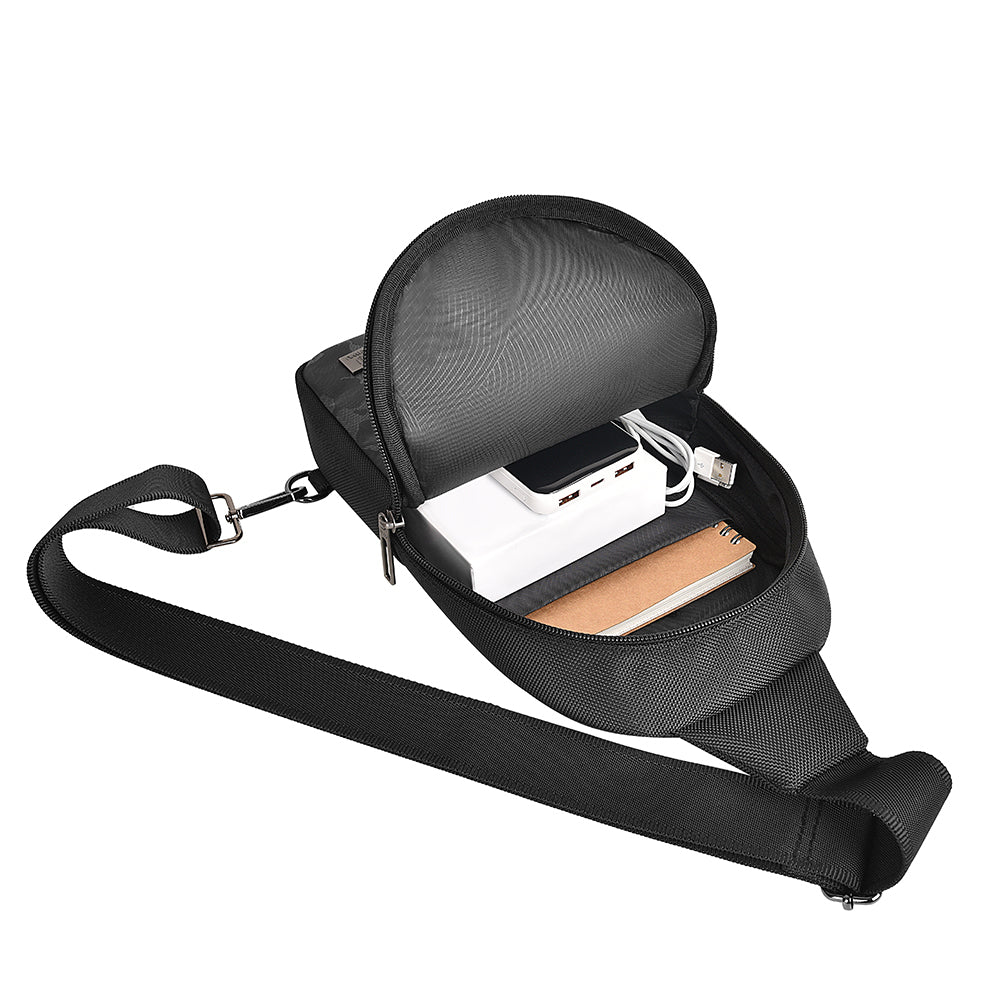 Wiwu Salem Serisi Crossbody Su Geçirmez Polyester Kumaş Omuz Askılı Çapraz Vücut Çantası
