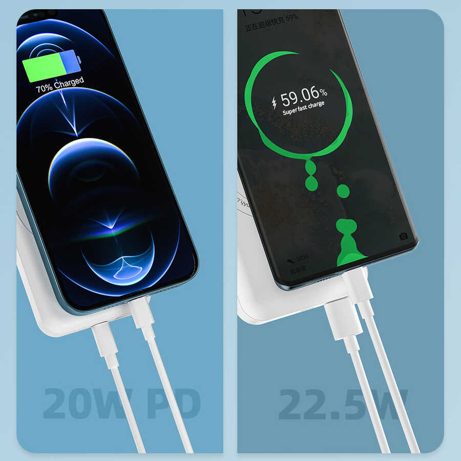 Wiwu SC10000 M-safe Mıknatıslı Wireless Powerbank