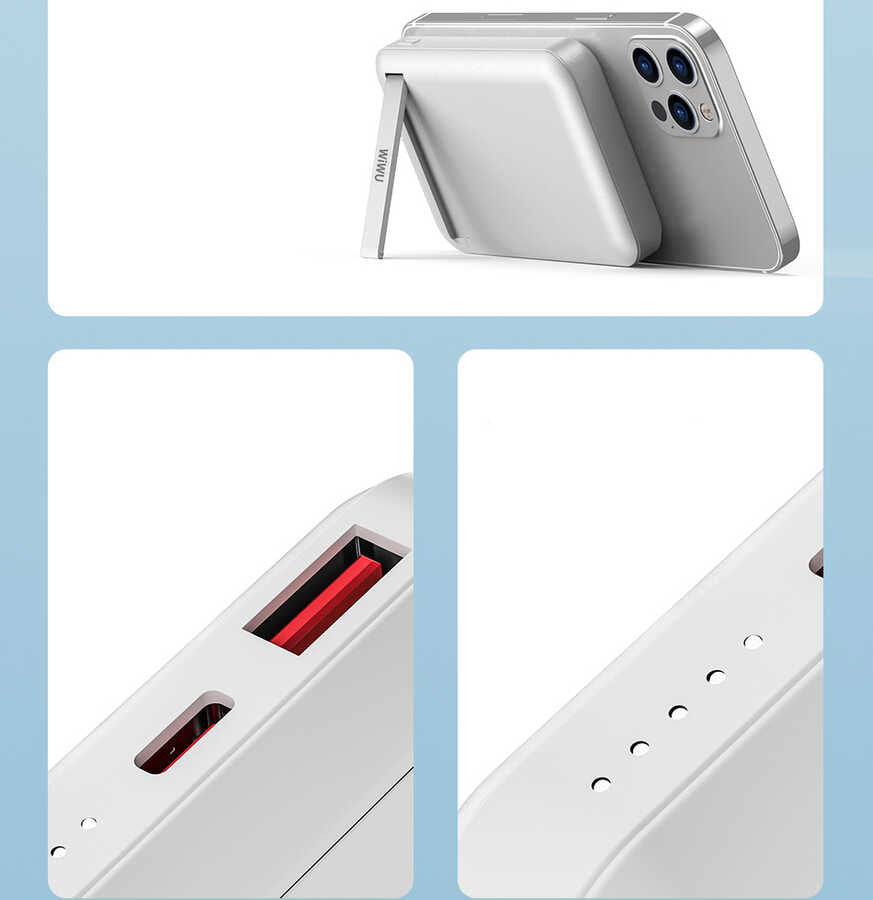 Wiwu SC10000 M-safe Mıknatıslı Wireless Powerbank