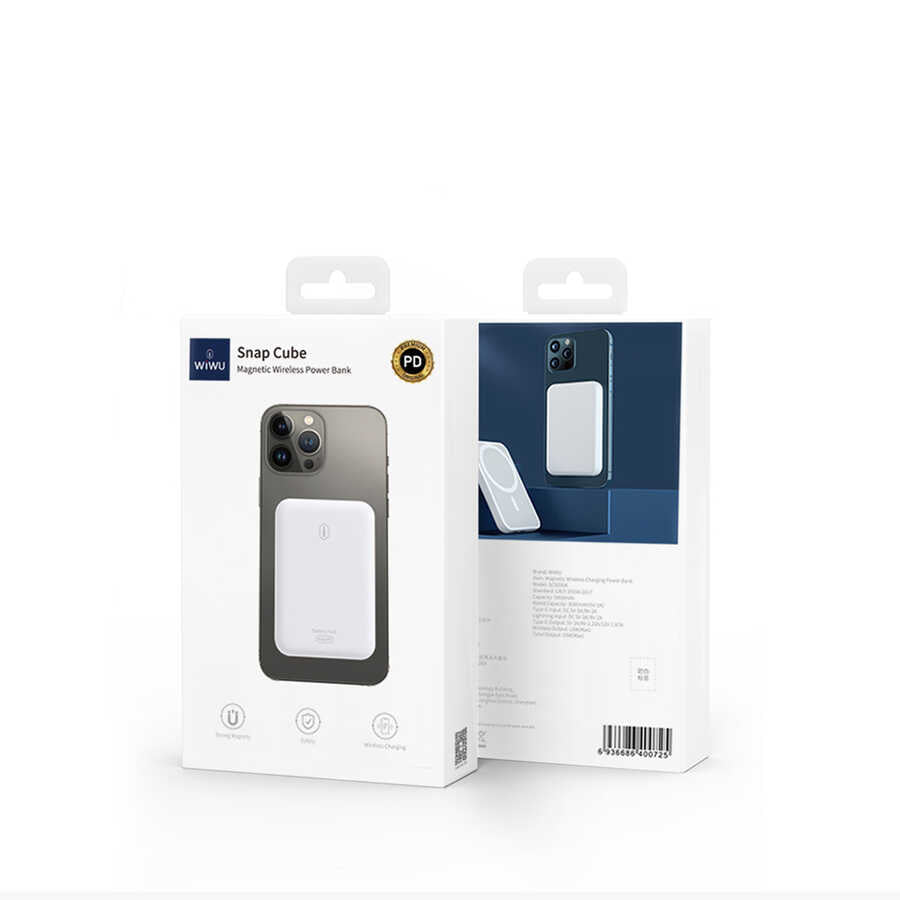 Wiwu SC5000A M-safe Mıknatıslı Wireless Powerbank