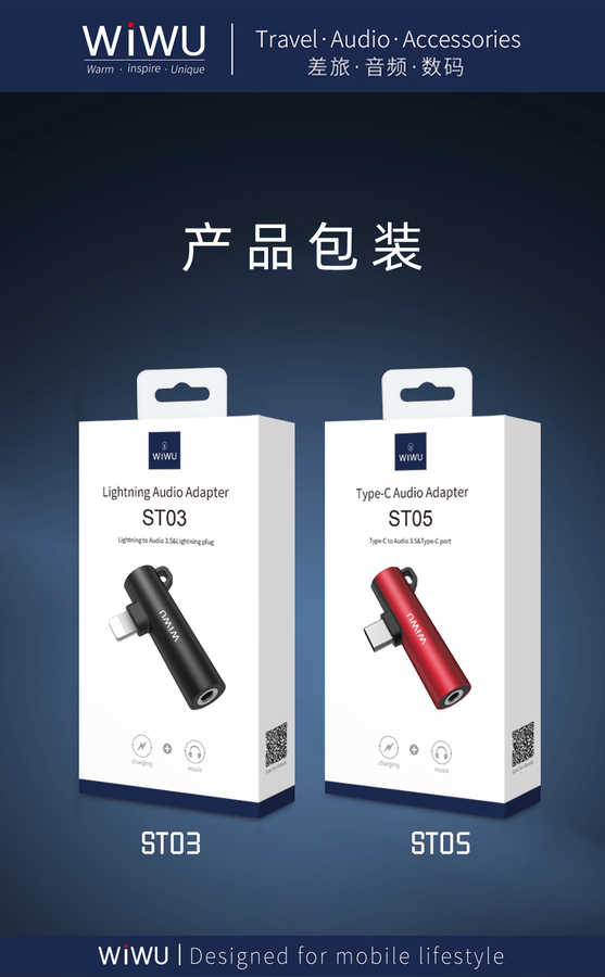 Wiwu ST05 Type-C Ses Adaptörü