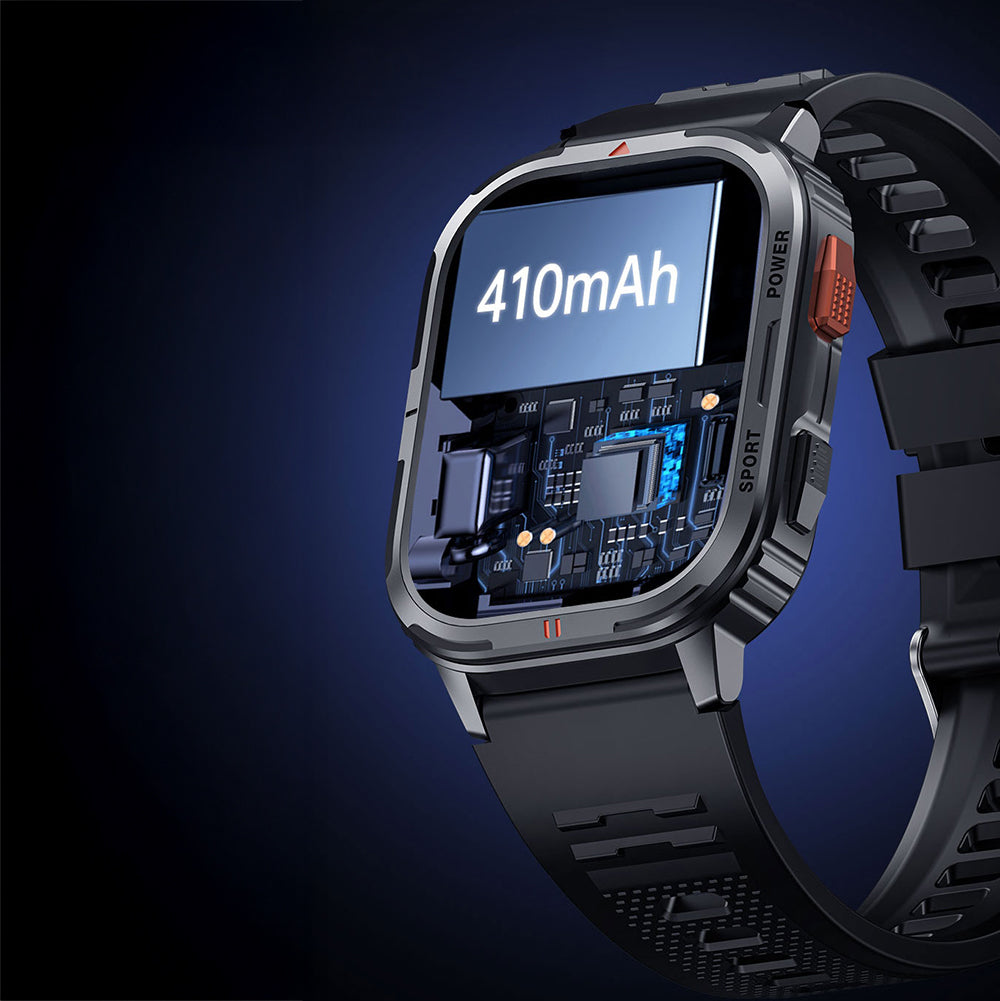 Wiwu SW05 Smart Watch İOS ve Android Uyumlu TFT Ekranlı IP68 Sertifikalı Akıllı Saat