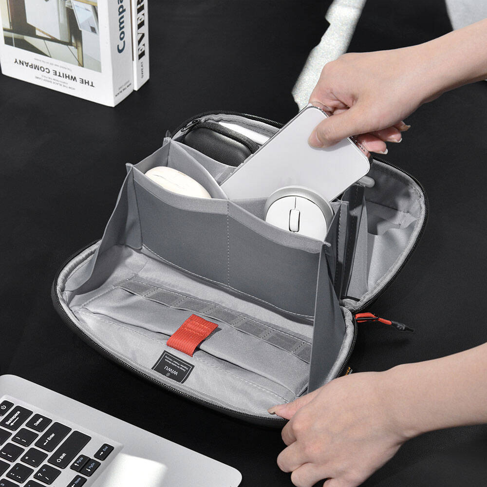 Wiwu Warriors Tech Pouch X Pro Dupont Cordura 1000D Naylon Kumaş Macbook Aksesuar Çantası