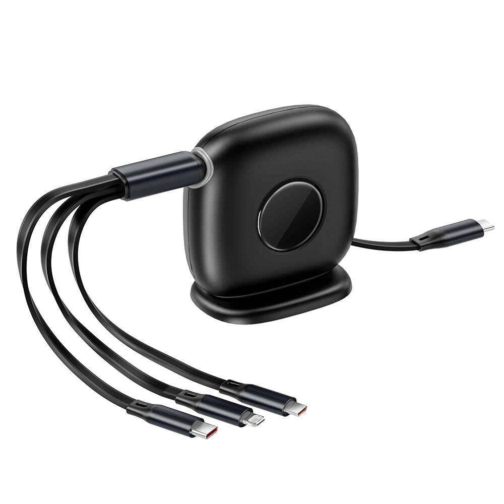 Wiwu Wi-C012 Masaüstü Düzenleyicili Type-C to C+L+M Hızlı Şarj Kablosu 1.2M