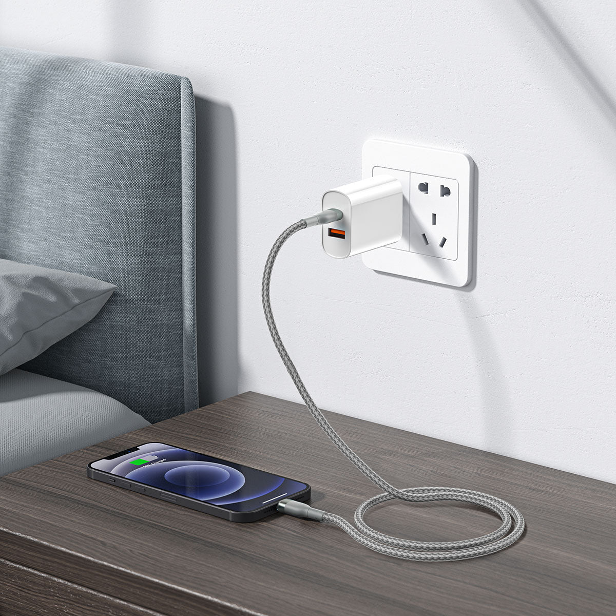 Wiwu Wİ-C017 Concise Serisi Type-C to Lightning PD Data Kablo 30W 1.2 Metre