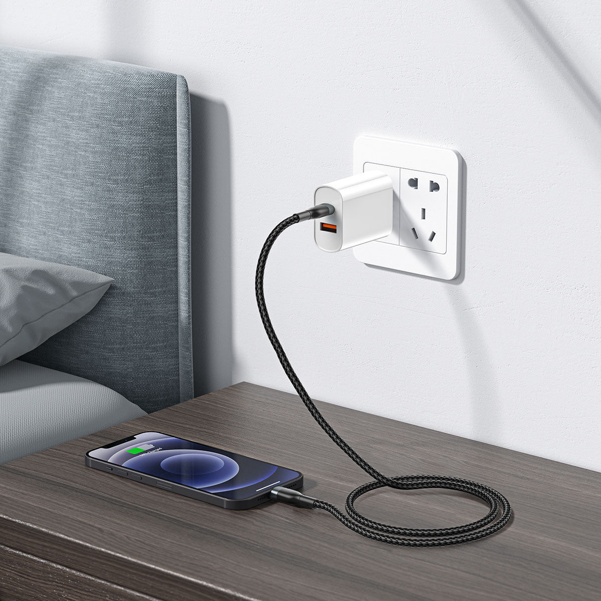 Wiwu Wİ-C017 Concise Serisi Type-C to Lightning PD Data Kablo 30W 1.2 Metre