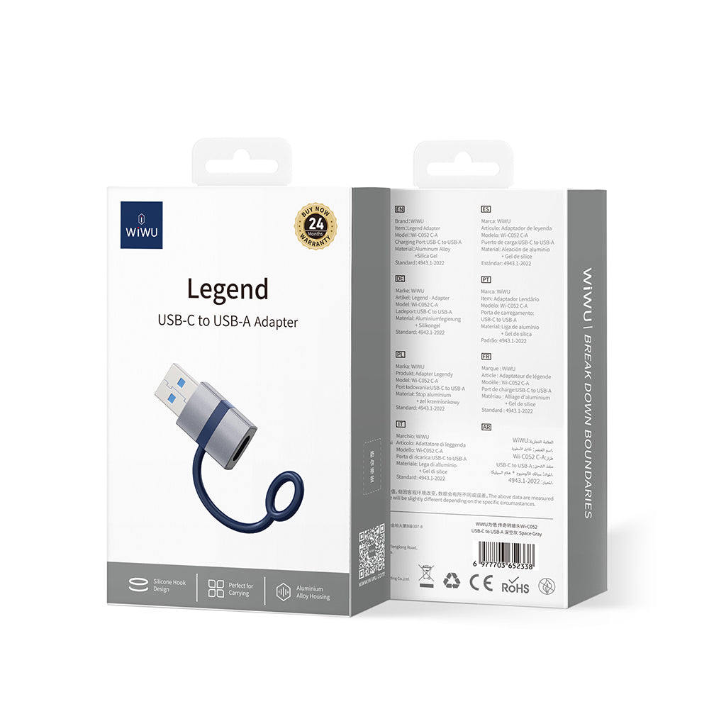 Wiwu Wi-C052 Type-C to USB Çevirici OTG