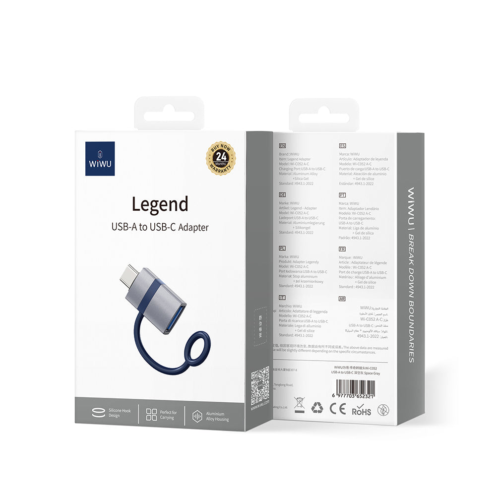 Wiwu Wi-C052 USB to Type-C Çevirici OTG