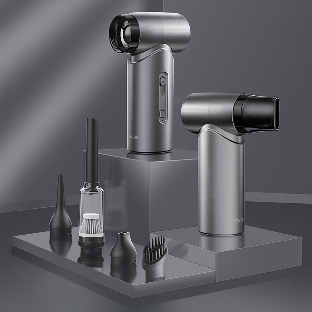 Wiwu Wi-FS015 Üfleme-Emme-Vakumlama ve Şişirme 5in1 Elektrikli Oto Araç Süpürgesi 50000PA