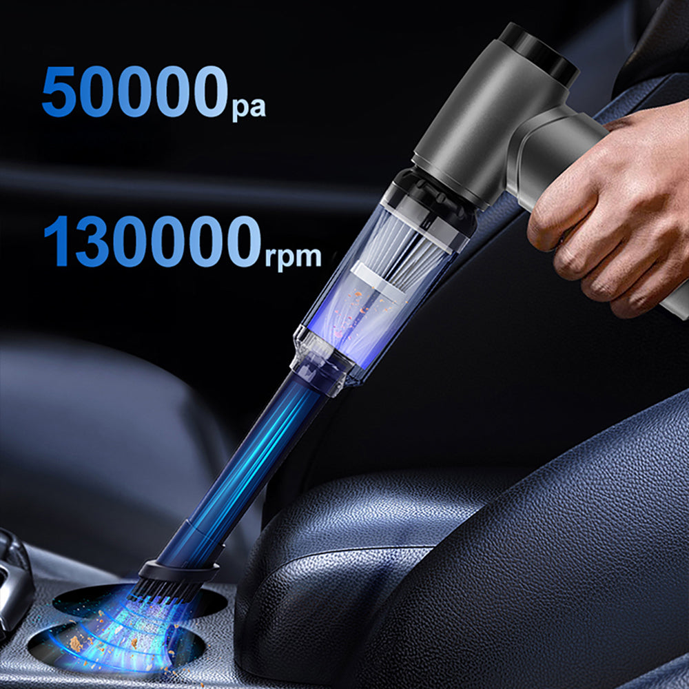 Wiwu Wi-FS015 Üfleme-Emme-Vakumlama ve Şişirme 5in1 Elektrikli Oto Araç Süpürgesi 50000PA