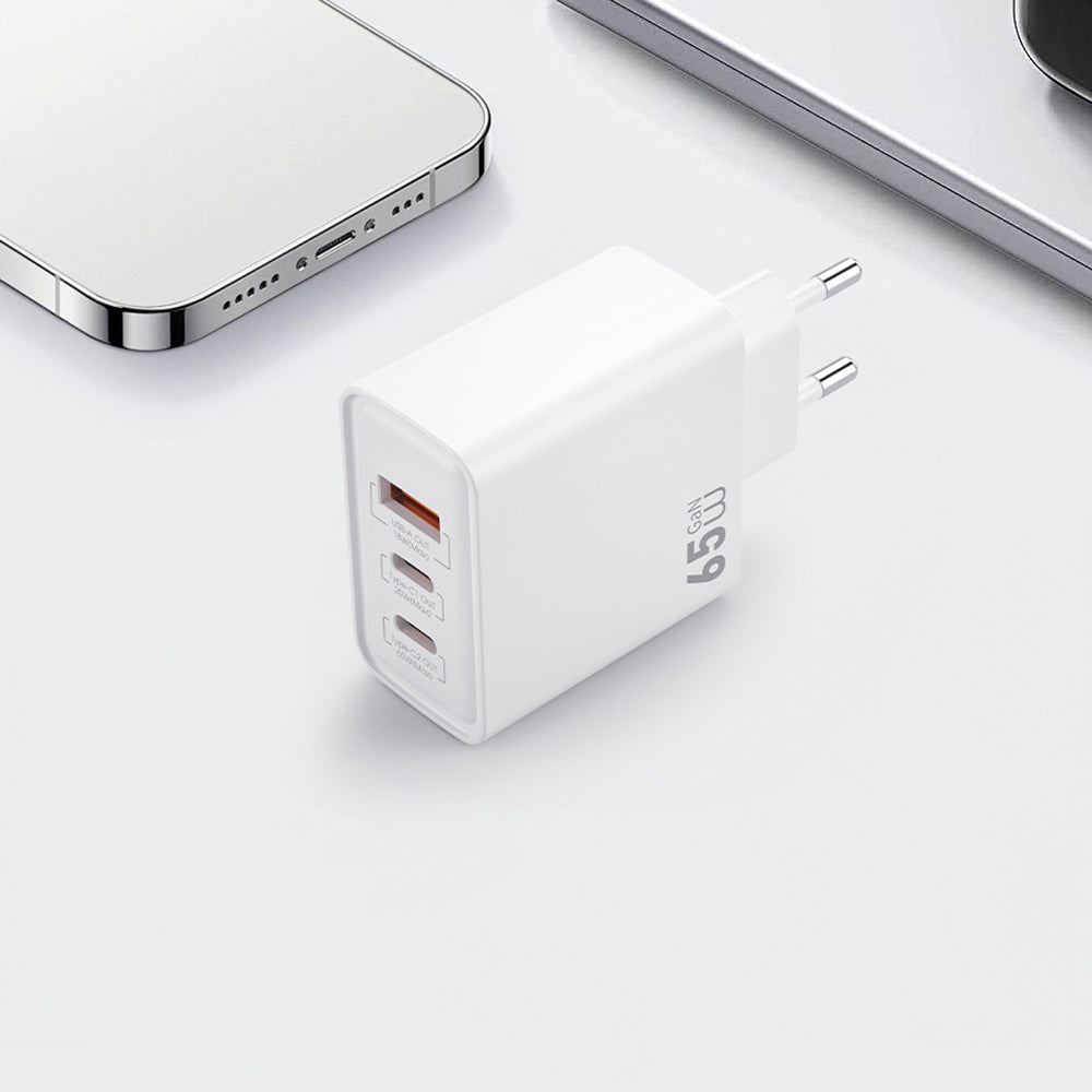 Wiwu Wi-G005 Essen Serisi GaN Tech PD Hızlı Şarj Özellikli Şarj Başlığı 65W