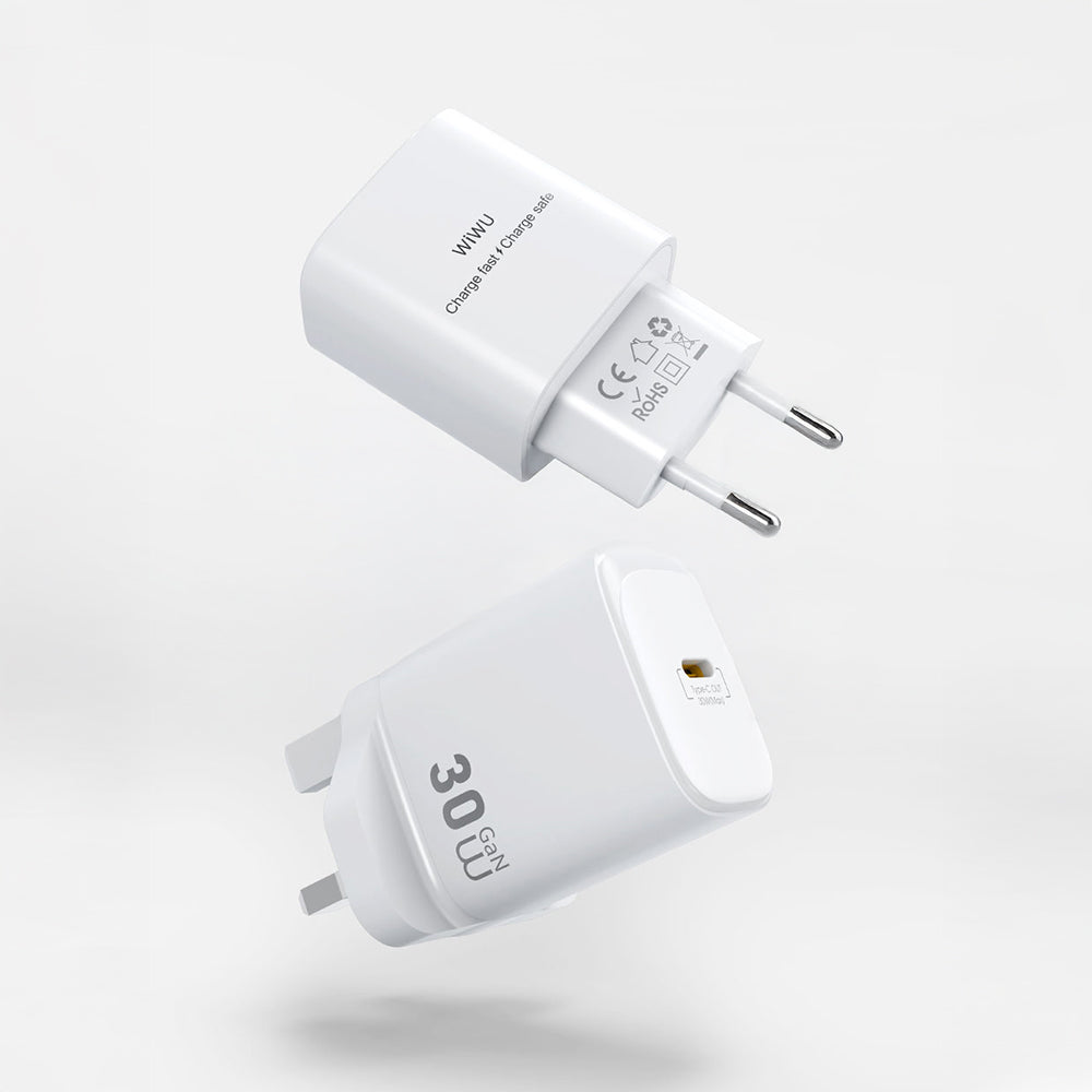 Wiwu Wi-G008 Essen Serisi GaN Tech PD Hızlı Şarj Özellikli Şarj Başlığı 30W