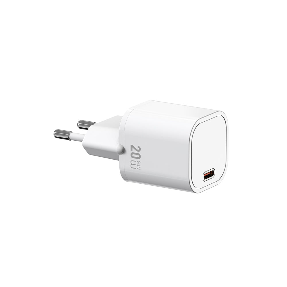 Wiwu Wi-G014 Cube Serisi GaN Tech PD Hızlı Şarj Özellikli Mini Şarj Başlığı 20W