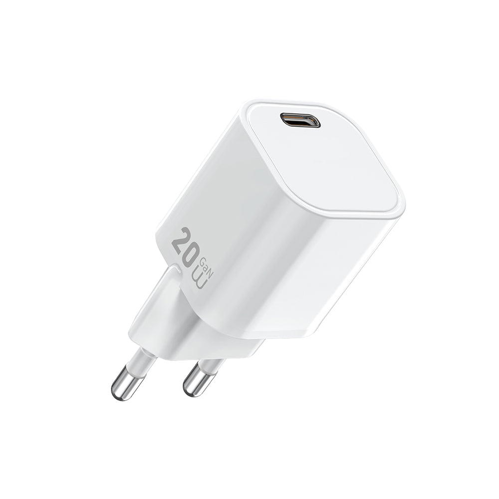 Wiwu Wi-G014 Cube Serisi GaN Tech PD Hızlı Şarj Özellikli Mini Şarj Başlığı 20W